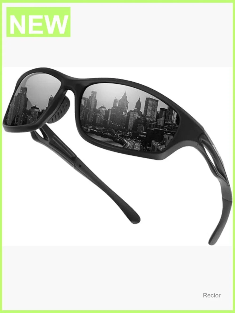 TR90 Polarized Sports Sunglasses for Running Cycling Golf Fishing